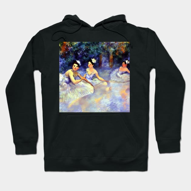 ballerinas on ice Hoodie by LadiesGoldenSpiral